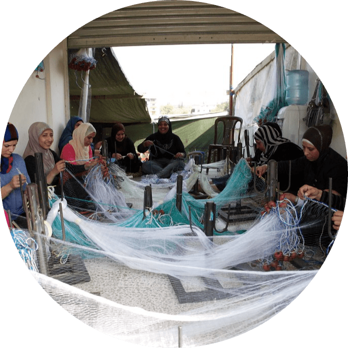 'Netting a trade and an income in northern Lebanon' by DFID - UK Department for International Development is licensed under CC BY 2.0.